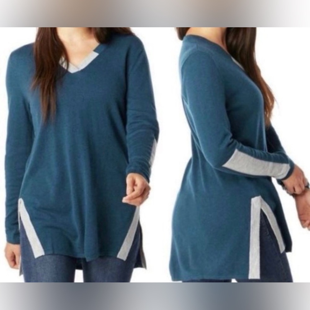 Smartwool Shadow Pine Tunic Sweater size Small Merino Wool Blend